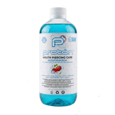 Proton Mouth Piercing Care - Mouthwash with Chlorhexidine (0.12%) - 500 ml / 16.9 Oz.