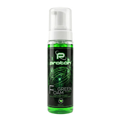 Green Foamer Proton with Panthenol, Allantoin and Aloe Vera - Cleansing Foam - 220 ml / 7.4 Oz.