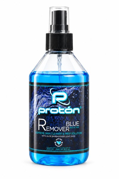 Proton Stencil Remover & Skin Cleanser Blue - 250 ml / 8.5 Oz.